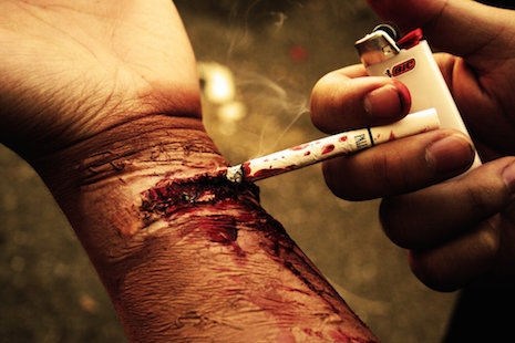 Anti-smoking ad, origin unknown
