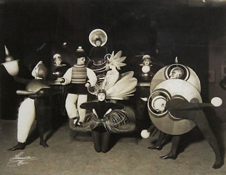 Bauhaus school costume party, 1920s