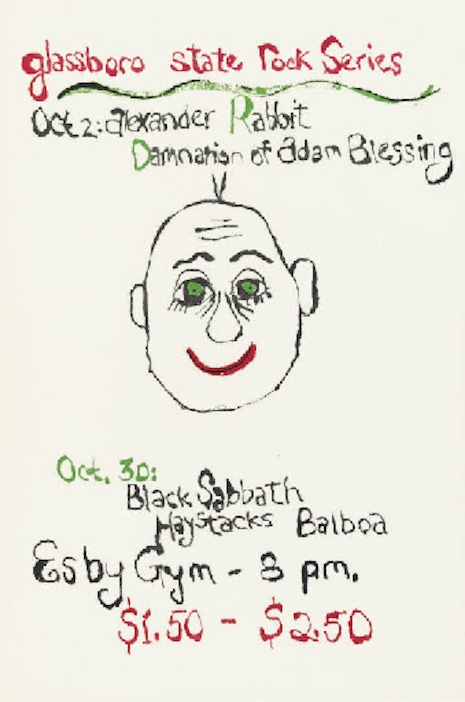 Black Sabbath Glassboro show poster Christies