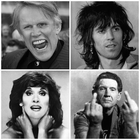 Gary Busey, Keith Richards, Ruth Buzzi and Jerry Lee Lewis