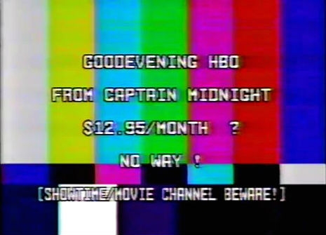 Captain Midnight on HBO