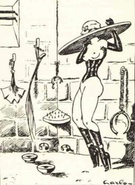 A fetish illustration by Carlo