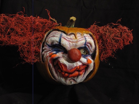 Clown pumpkin by Jon Neill