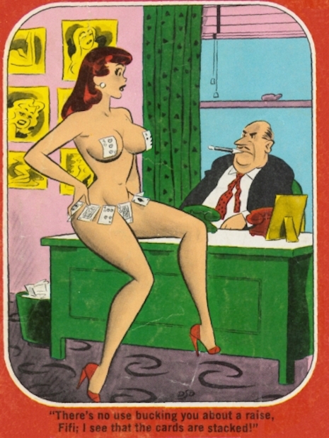 Humorama illustration by Don DeCarlo, 1950s
