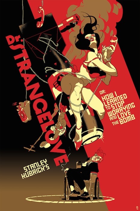 Dr. Strangelove movie poster by Tomer Hanuka