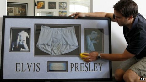 The King's Skidmarks: Elvis' crappy underpants go up for auction