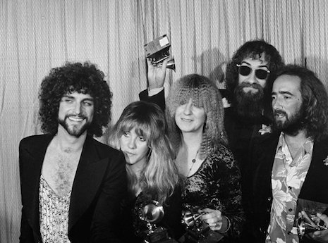 Fleetwood Mac at the Grammy's in 1978 where they won Album Of The Year for Rumors