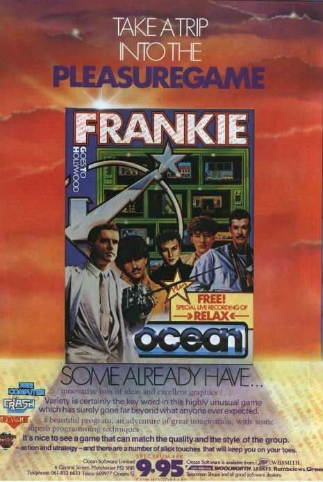 Frankie Goes to Hollywood video game