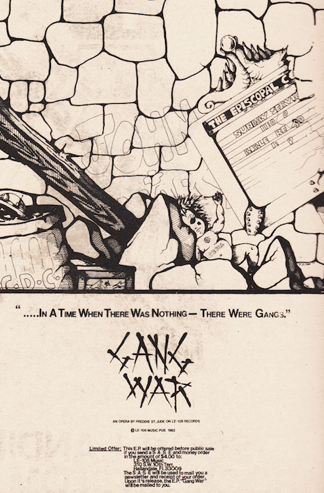 Gang War ad, 1982