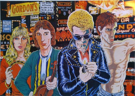 Iggy Pop, Lou Reed, John Cale and Nico(?)