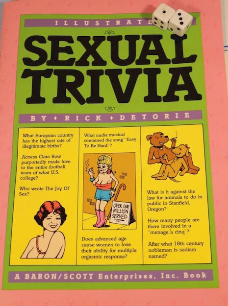 Illustrated Sexual Trivia booklet (1984)