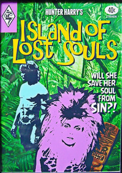 Island of Lost Souls faux pulp novel
