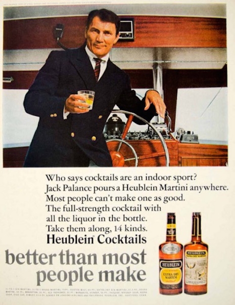 Jack Palance for American spirit maker, Heublein