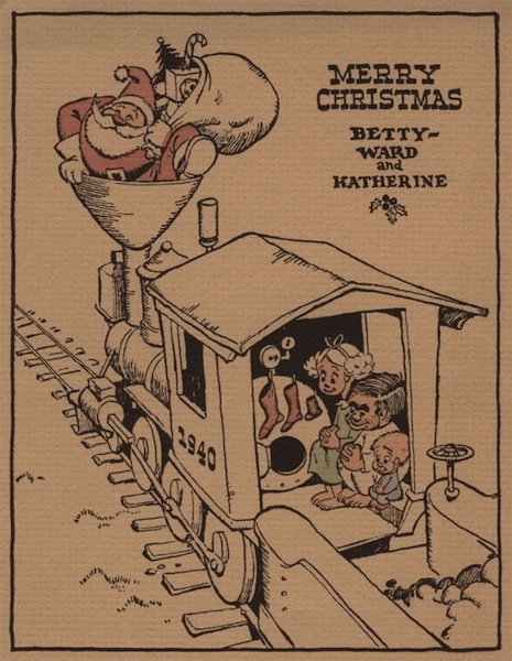 Ward Kimball Christmas card