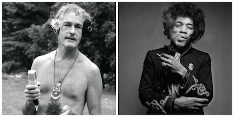 Timothy Leary and Jimi Hendrix