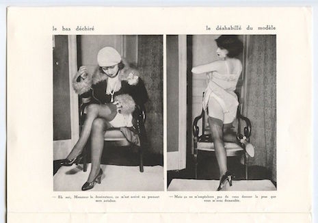 Leg fetish models from the vintage French leg fetish magazine, Jambes Et Attitudes