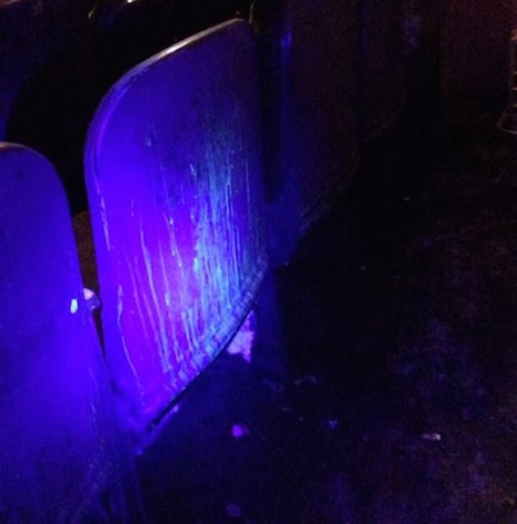 Infrared camera footage of the seats in The Park Theater