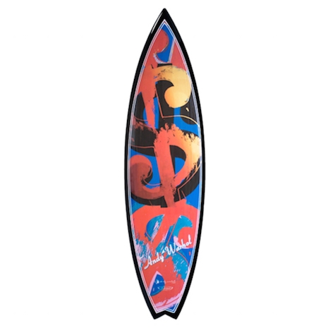Andy Warhol luxury surfboards | Dangerous Minds