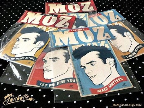 Morrissey stickers by Ganbatte