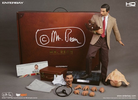 Mr. Bean figure with accessories