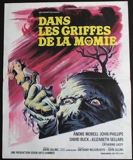 Mummy's Shroud movie poster (France)