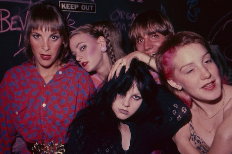 New Wave fans at the club Spit in Houston, Texas, 1980s