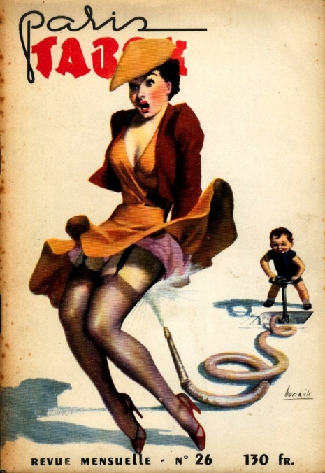 Troublemaking toddlers harass half-naked pin-up girls in vintage French  magazine 'Paris Tabou' | Dangerous Minds