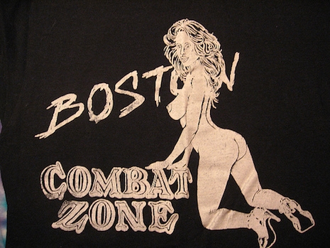 An vintage Combat Zone t-shirt