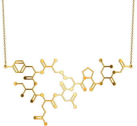 Oxycontin molecular necklace