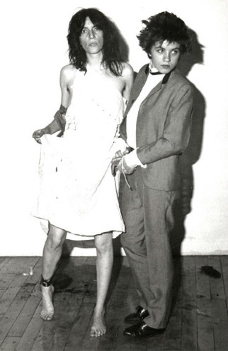 Patti Smith and Lizzy Mercier Descloux ‘play dress up,’ 1977 ...