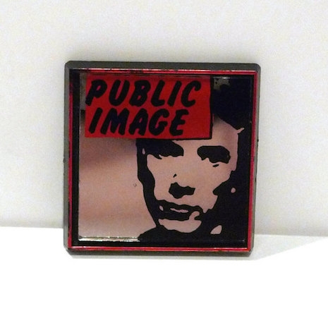 Public Image mirror badge, early 80s