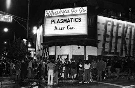 Plasmatics and Alley Cats, Whisky A Go-Go marquee, 1980s