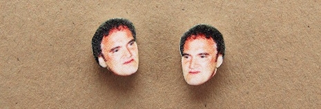 Quentin Tarantino stud earrings