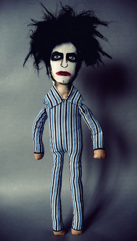 Robert Smith of The Cure in his Lullabye pajamas