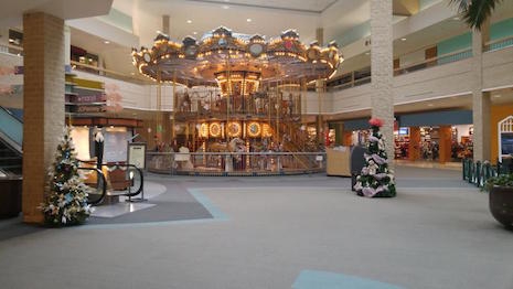 The deserted Century III mall carousel