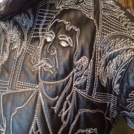 Scarface vintage embroidered leather jacket (20th Anniversary edition)