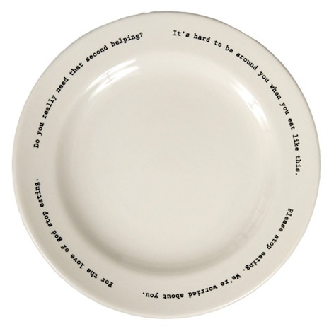 Intervention-ware plate