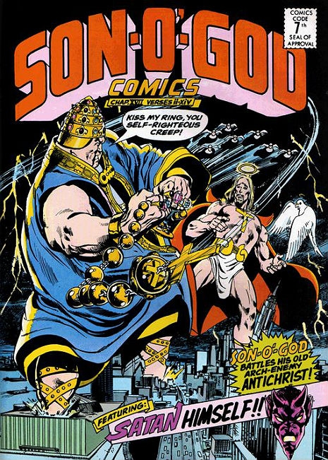Son-O'-God Comics': National Lampoon's cheerfully offensive super-hero  Jesus | Dangerous Minds