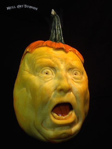 Surprised pumpkin by Jon Neill