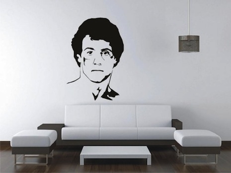 Sylvester Stallone wall art