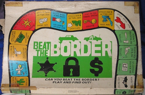 Beat the Border board game, 1971