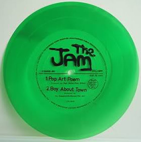 The Jam flexi disc from the January, 1981 issue of Flexipop!