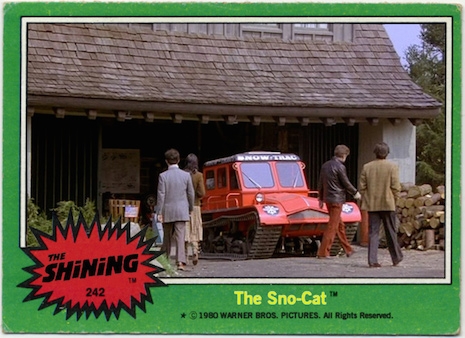 The Sno-Cat The Shining Trading Cards
