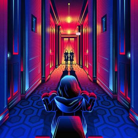 The Shining neon movie poster by Van Orton Design