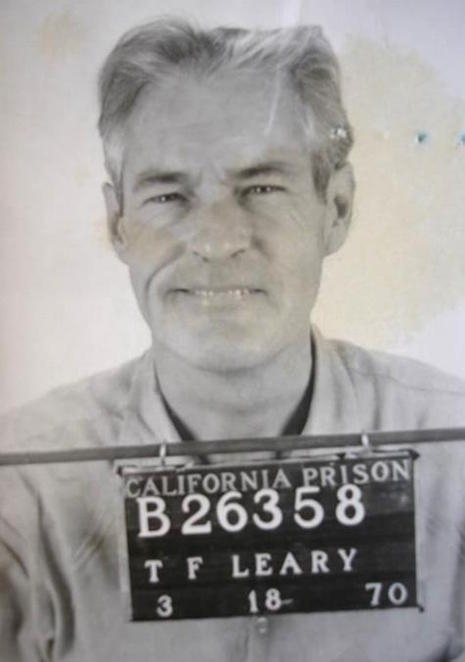 Timothy Leary's prison mugshot, 1970