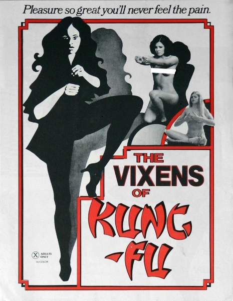 Poster Art for Vixens of Kung Fu