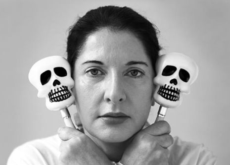 Marina Abramović makes an Adidas commercial for the World Cup