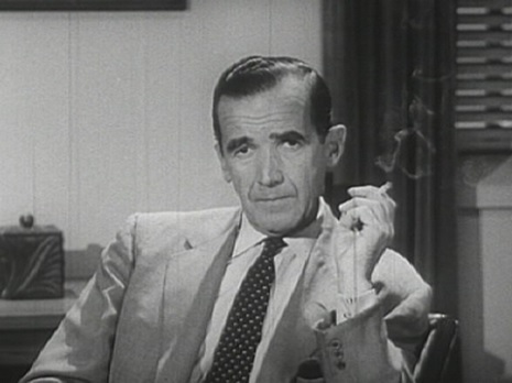 Before he skewered McCarthy, Edward R. Murrow told US civilians to watch out for Soviet planes
