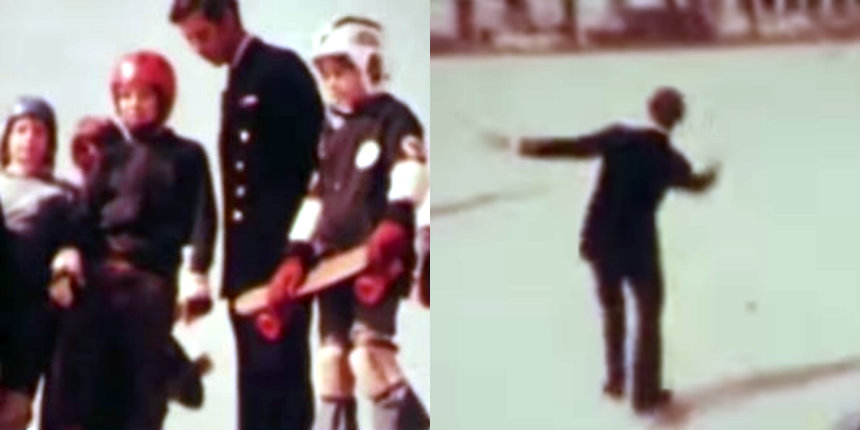 Yes, there’s footage of Prince Charles skateboarding in a double-breasted suit, 1970s