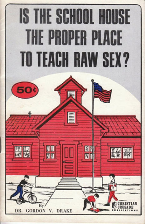 Christian anti-sex education pamphlet from 1968